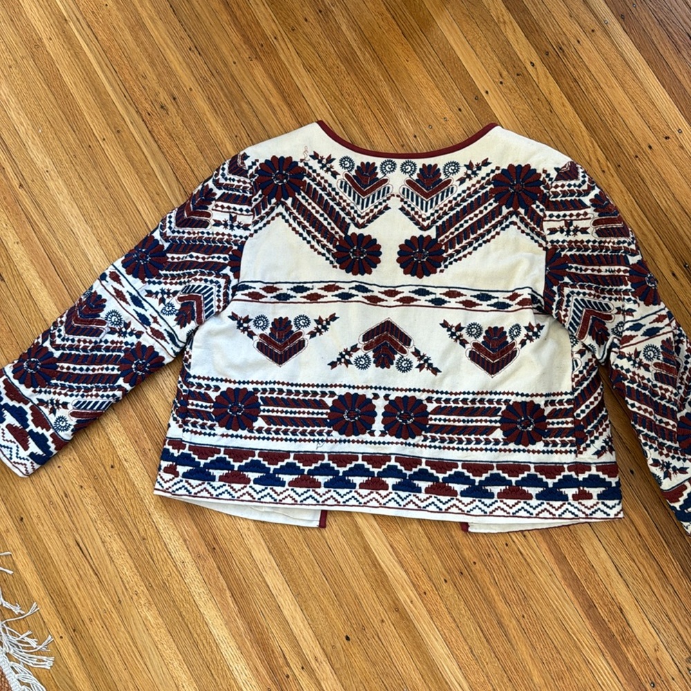Anthropologie Embroidered Jacket - Picture 3 of 5